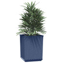 plantekasser 2 stk. 30x30x37 cm polypropylen blågrå