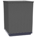 plantekasser 2 stk. 30x30x37 cm polypropylen sort