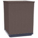 plantekasser 2 stk. 30x30x37 cm polypropylen brun