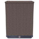 plantekasser 2 stk. 30x30x37 cm polypropylen brun