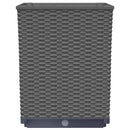 plantekasser 4 stk. 30x30x37 cm polypropylen sort