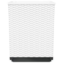 plantekasser 4 stk. 30x30x37 cm polypropylen hvid