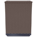 plantekasser 4 stk. 30x30x37 cm polypropylen brun