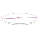 bordplade Ø30x1,5 cm bambus