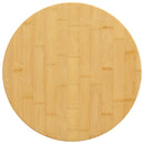 bordplade Ø50x2,5 cm bambus