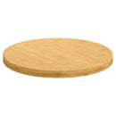 bordplade Ø50x2,5 cm bambus