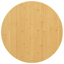 bordplade Ø70x2,5 cm bambus
