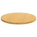 bordplade Ø70x2,5 cm bambus