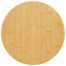 bordplade Ø50x4 cm bambus