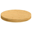 bordplade Ø50x4 cm bambus
