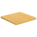 bordplade 60x60x2,5 cm bambus