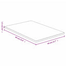 bordplade 40x60x1,5 cm bambus