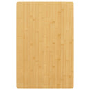 bordplade 60x100x2,5 cm bambus
