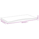 bordplade til skrivebord 110x60x2,5 cm bambus