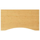 bordplade til skrivebord 100x60x4 cm bambus
