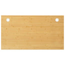 bordplade til skrivebord 100x60x1,5 cm bambus