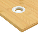bordplade til skrivebord 100x60x1,5 cm bambus
