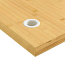 bordplade til skrivebord 110x55x4 cm bambus