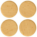 pizzatallerkener 4 stk. Ø32x1,5 cm bambus