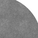 poolunderlag Ø244 cm polyester-geotekstil lysegrå