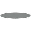 poolunderlag Ø458 cm polyester-geotekstil lysegrå