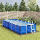 poolunderlag 750x370 cm polyester-geotekstil lysegrå