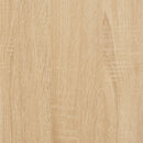 tv-bord 90x33x45 cm konstrueret træ og jern sonoma-eg
