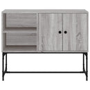 skænk 100x40x79,5 cm konstrueret træ grå sonoma-eg