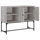 skænk 100x40x79,5 cm konstrueret træ grå sonoma-eg