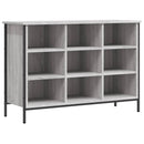 skoskab 100x35x70 cm konstrueret træ grå sonoma-eg