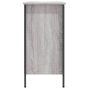 skoskab 100x35x70 cm konstrueret træ grå sonoma-eg