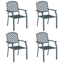 Have Stol 4 pcs Antracit 56 x 65 x 89 cm Stål