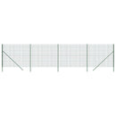 trådhegn 2x10 m galvaniseret stål grøn