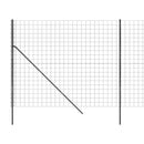 trådhegn 2,2x25 m galvaniseret stål antracitgrå