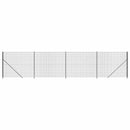 trådhegn med flange 1,6x10 m antracitgrå