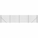 trådhegn med flange 1,8x10 m antracitgrå