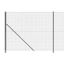 trådhegn med flange 2x10 m antracitgrå