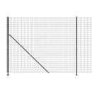 trådhegn med flange 1,6x25 m antracitgrå
