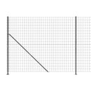 trådhegn med flange 1,8x10 m antracitgrå