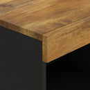 skab 85x33x75 cm massivt mangotræ