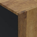 skænk med 4 låger 60x33x75 cm massivt mangotræ