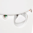 bærbart campingtoilet 24+17 l HDPE og stål hvid