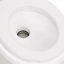 bærbart campingtoilet 24+17 l HDPE og PP hvid