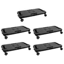 møbelhunde 5 stk. 200 kg polypropylen sort