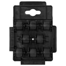 møbelhunde 12 stk. med 8 hjul 150 kg polypropylen sort