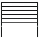 udskiftningsgavl 80 cm metal sort