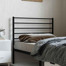 udskiftningsgavl 90 cm metal sort
