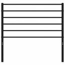 udskiftningsgavl 90 cm metal sort