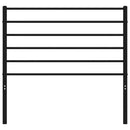 udskiftningsgavl 100 cm metal sort