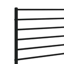 udskiftningsgavl 100 cm metal sort